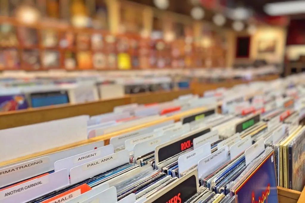 Free record collection vinyl store